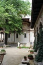 Courtyard of Biserica MÃÆnÃÆstirii Stavropoleos Stavropoleos Monastery Church, Bucarest